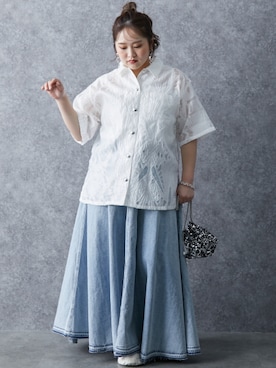 nissen Smile Modelsさん（レディース・160cm）の春コーディネート