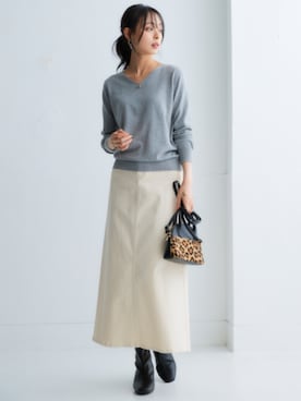 nissen Smile Modelsさん（レディース・165cm）の冬コーディネート