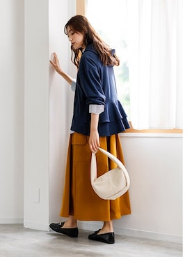 nissen Smile Modelsさん（レディース・170cm）の秋コーディネート