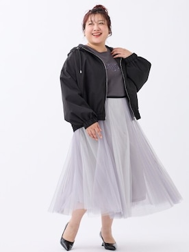 nissen Smile Modelsさん（レディース・155cm）の冬コーディネート