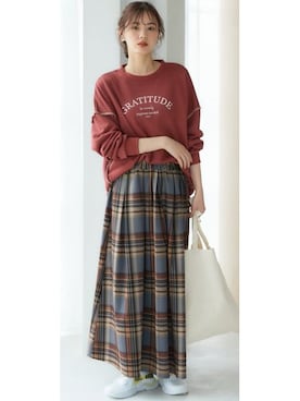 nissen Smile Modelsさん（レディース・166cm）の夏コーディネート