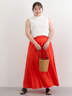 nissen Smile Modelsさん（レディース・160cm）の夏コーディネート