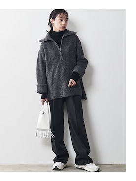 「CHIC STYLE」｜「アイテム（チュニック）」を使った、nissen Smile Modelsさん（レディース・163cm）の秋コーディネート