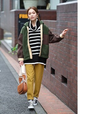 nissen Smile Modelsさん（レディース・167cm）の秋コーディネート