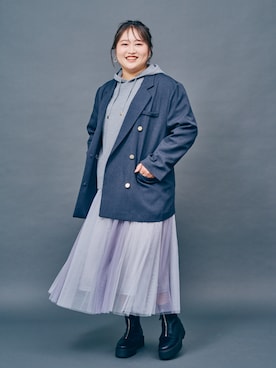 nissen Smile Modelsさん（レディース・160cm）の秋コーディネート