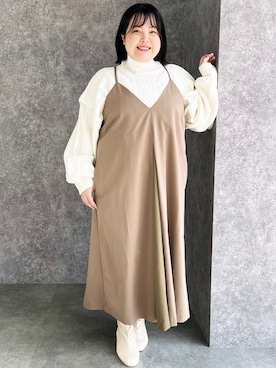 「miclat（ミクラ）のアイテム」を使った、nissen Smile Modelsさん（レディース・158cm）の秋コーディネート