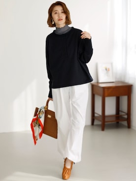 nissen Smile Modelsさん（レディース・166cm）の冬コーディネート