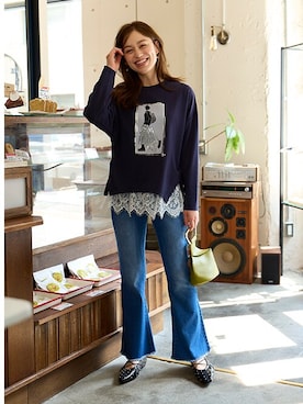 nissen Smile Modelsさん（レディース・167cm）の秋コーディネート