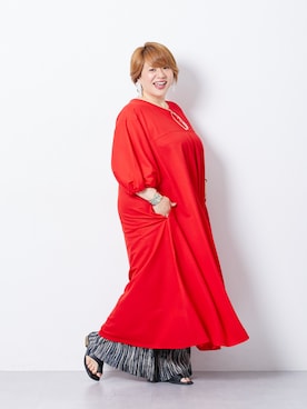 nissen Smile Modelsさん（レディース・157cm）の夏コーディネート
