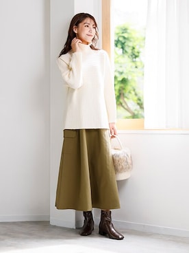 nissen Smile Modelsさん（レディース・170cm）の秋コーディネート