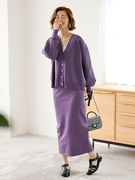 nissen Smile Modelsさん（レディース・168cm）の冬コーディネート