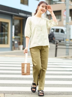 nissen Smile Modelsさん（レディース・163cm）の春コーディネート