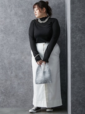 nissen Smile Modelsさん（レディース・157cm）の冬コーディネート