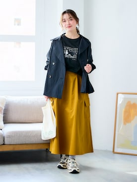 nissen Smile Modelsさん(レディース・164cm)の冬コーディネート