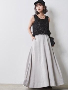 nissen Smile Modelsさん（レディース・163cm）の春コーディネート