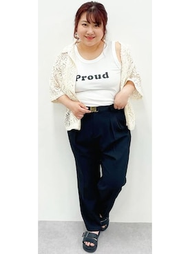 nissen Smile Modelsさん（レディース・155cm）の春コーディネート