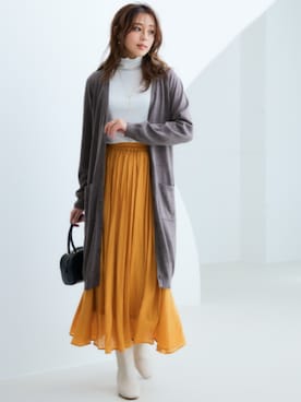 「nissen（ニッセン）のアイテム」を使った、nissen Smile Modelsさん（レディース・165cm）の秋コーディネート