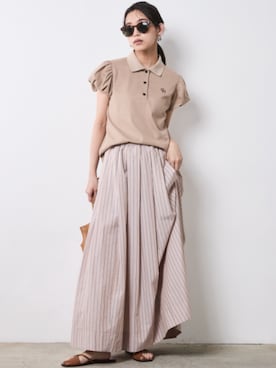 nissen Smile Modelsさん（レディース・163cm）の春コーディネート