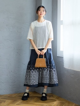 nissen Smile Modelsさん（レディース・167cm）の春コーディネート