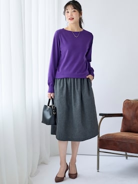 nissen Smile Modelsさん（レディース・166cm）の秋コーディネート