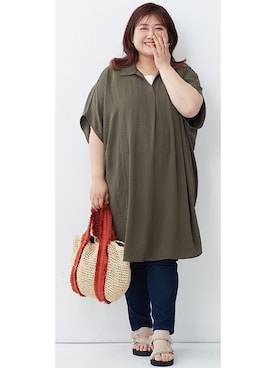 nissen Smile Modelsさん（レディース・155cm）の夏コーディネート