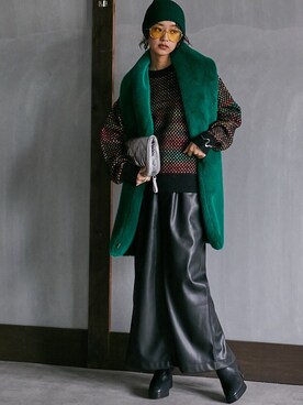 nissen Smile Modelsさん（レディース・163cm）の秋コーディネート