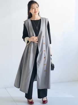 nissen Smile Modelsさん（レディース・164cm）の冬コーディネート