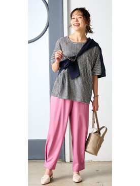 nissen Smile Modelsさん（レディース・167cm）の春コーディネート