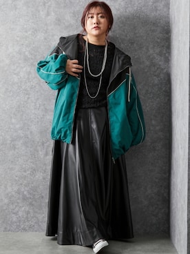 nissen Smile Modelsさん（レディース・155cm）の冬コーディネート