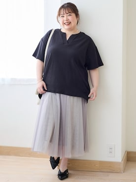 nissen Smile Modelsさん（レディース・158cm）の春コーディネート