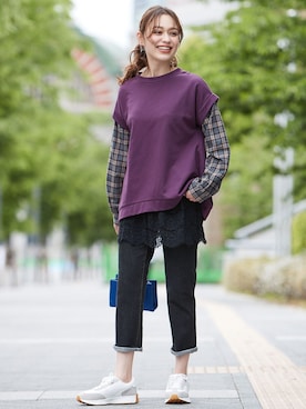 nissen Smile Modelsさん（レディース・162cm）の夏コーディネート