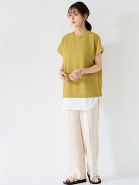 nissen Smile Modelsさん（レディース・165cm）の春コーディネート