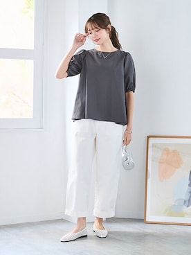nissen Smile Modelsさん(レディース・165cm)の春コーディネート