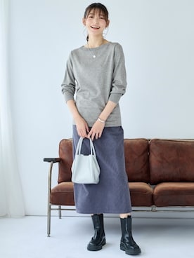 nissen Smile Modelsさん（レディース・170cm）の秋コーディネート