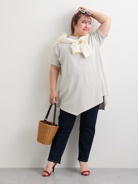 nissen Smile Modelsさん（レディース・155cm）の春コーディネート