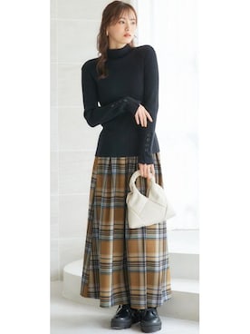 nissen Smile Modelsさん（レディース・166cm）の夏コーディネート