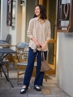 nissen Smile Modelsさん(レディース・167cm)の冬コーディネート