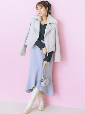 nissen Smile Modelsさん（レディース・162cm）の秋コーディネート