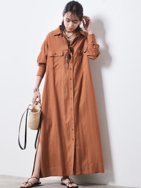 「Linen Mix」｜nissen Smile Modelsさん（レディース・163cm）の春コーディネート