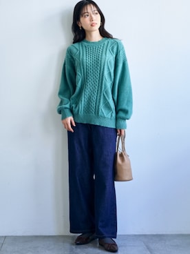 nissen Smile Modelsさん（レディース・164cm）の秋コーディネート