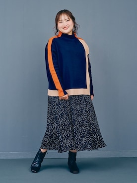 nissen Smile Modelsさん（レディース・160cm）の秋コーディネート