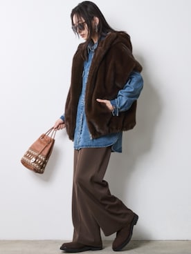 nissen Smile Modelsさん(レディース・163cm)の秋コーディネート