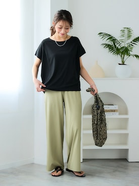 nissen Smile Modelsさん（レディース・160cm）の春コーディネート