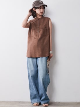 「CHIC STYLE」｜nissen Smile Modelsさん（レディース・163cm）の春コーディネート