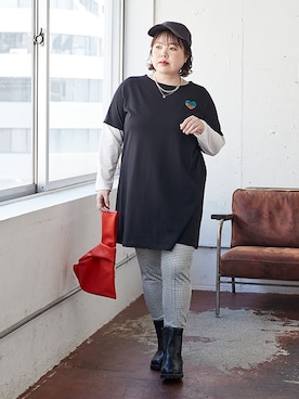 nissen Smile Modelsさん（レディース・158cm）の夏コーディネート