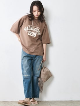 nissen Smile Modelsさん(レディース・163cm)の春コーディネート
