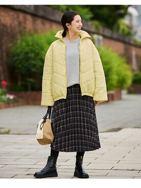 nissen Smile Modelsさん（レディース・167cm）の秋コーディネート