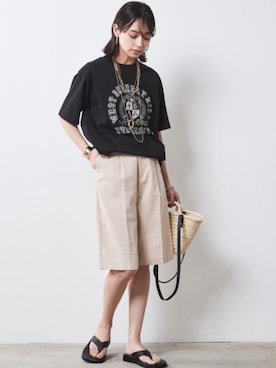 「Linen Mix」｜nissen Smile Modelsさん（レディース・163cm）の春コーディネート