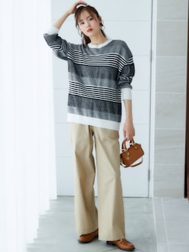 nissen Smile Modelsさん（レディース・167cm）の冬コーディネート