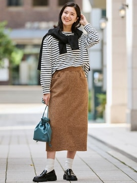 nissen Smile Modelsさん（レディース・167cm）の秋コーディネート